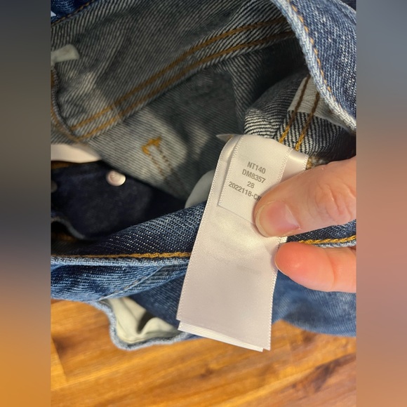 Alexa Chung for Madewell High-Rise Straight Jean in Allendale Wash NWT size 28 - Picture 13 of 15